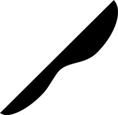 Knife Shape Silhouette Svg Vector, Free Vectors File